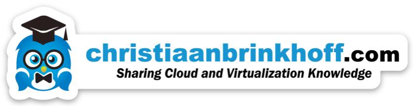 christiaanbrinkhoff.com - Sharing Cloud and Virtualization Knowledge