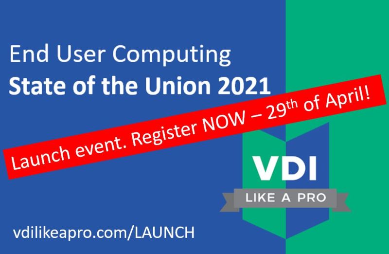 VDI Like a Pro – Launch event