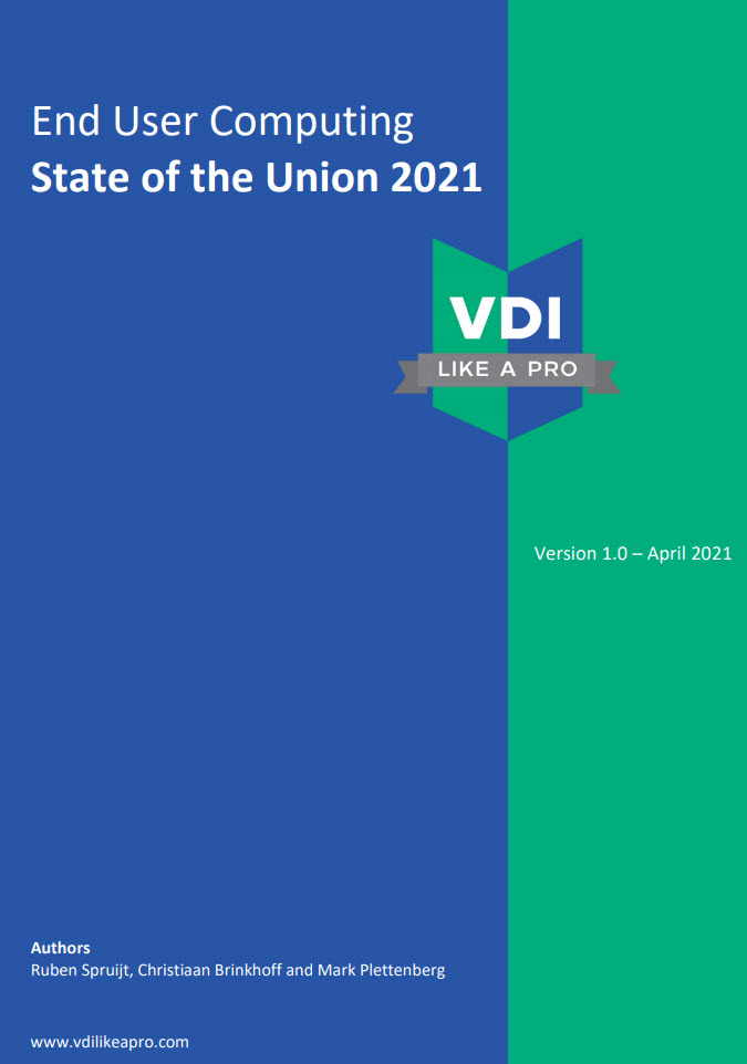 #VDILIKEAPRO – 2021 survey