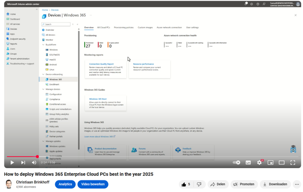 How to deploy Windows 365 Enterprise Cloud PCs best in the year 2025